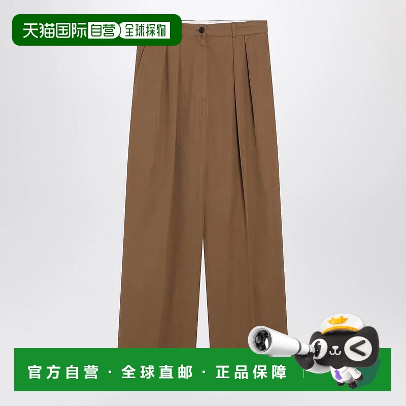 1h可退 THE ROW 女士休闲裤 5629W3670RTHERORKS AW2025 棕色