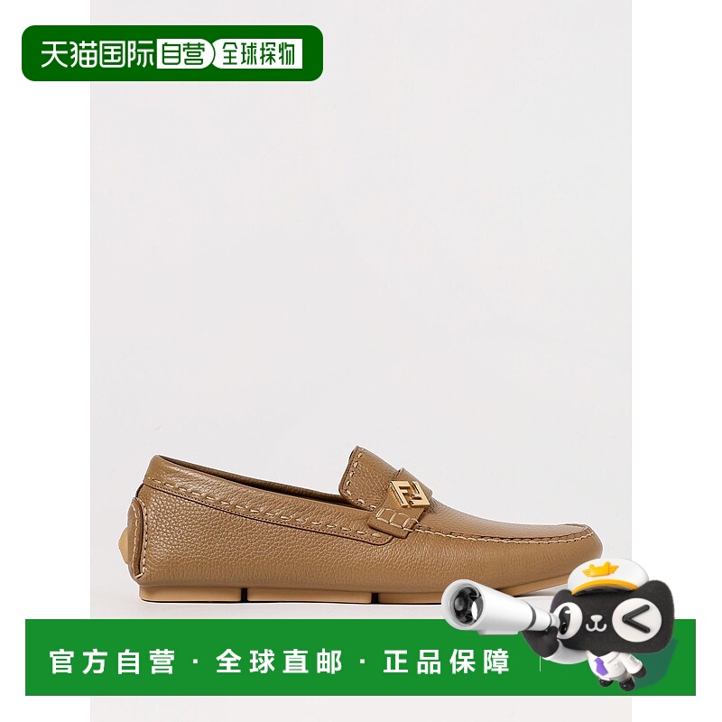 1h可退 FENDI 男士商务休闲鞋 7D1682TDKF1R6U SS2025 棕色 皮革