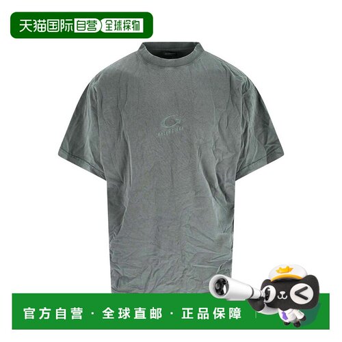 BALENCIAGA 男士T恤 850345TTVH91220 CO T-Shirt 巴黎世家灰色