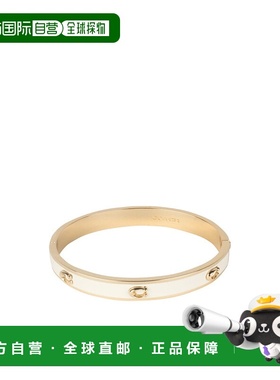 COACH 女士手链手镯 422719GLD100 SS2024 金色 铰链手镯