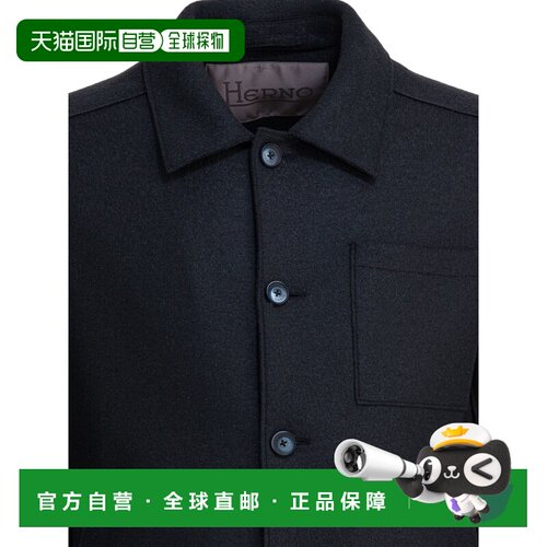 HERNO 男士外套 GI00090UR333729287 AW2025 蓝色 【付后1h可退】