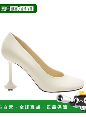 LOEWE 女士高跟鞋 LLSTS01X032100 AW2025 白色 Toy pump