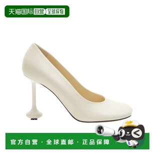 LOEWE 女士高跟鞋 LLSTS01X032100 AW2025 白色 Toy pump