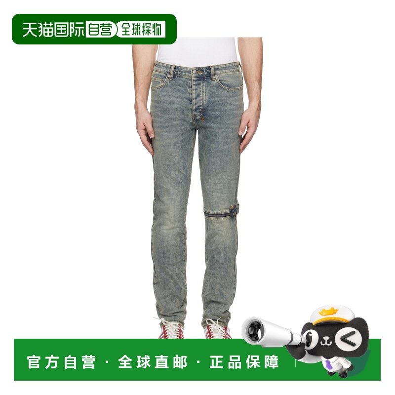 KSUBI 男士牛仔裤 MPS25DJ050DENIM SS2025 灰色 腰带环牛仔裤