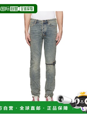 KSUBI 男士牛仔裤 MPS25DJ050DENIM SS2025 灰色 腰带环牛仔裤