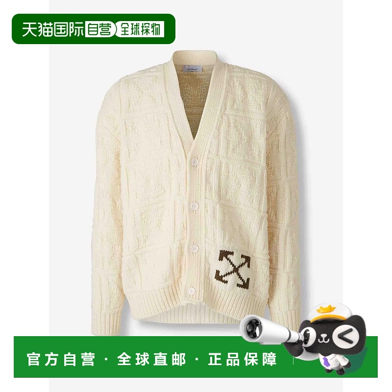 1h可退 OFF-WHITE 男士针织衫 MHB02LF5K0010B58270CREAMBE