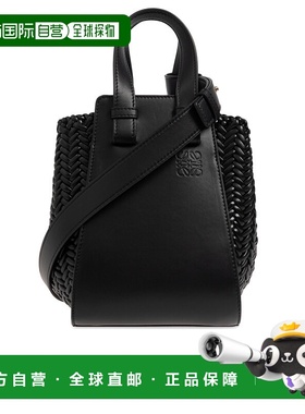 LOEWE 女士单肩包 A538H13X360BLACK CO 黑色 ?Hammock? Shoulder