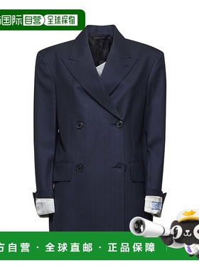 PRADA 女士西服 P549POOO16PSF0008 SS2025 蓝色外套西装