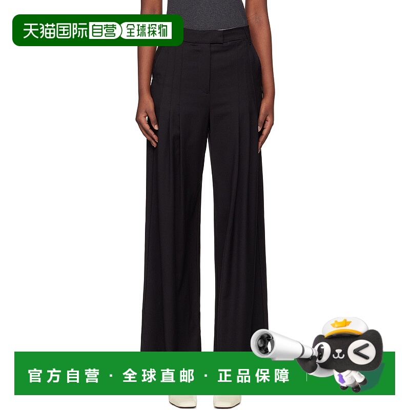 1h可退 潮奢 Remain 女士 黑色 Wide Suiting 长裤 502322100羊毛