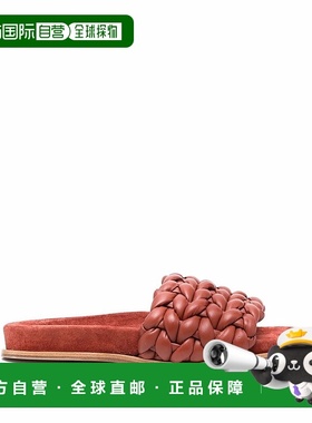 CHLOÉ 女士拖鞋 CHC22S557X6KACEY841 SS2022 棕色女鞋