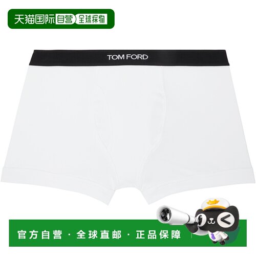 Tom Ford 汤姆 福特 男士 白色平角内裤 T4LC31040100