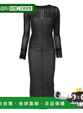 RICK OWENS 女士连衣裙  AW2025黑色包臀裙 RP02E4546RC09