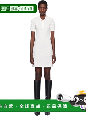 1h可退 潮奢 Courreges 女士 灰白色 Pique Polo 连衣裙 125JRO55
