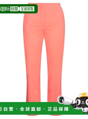 潮奢 versace 范思哲 女士 休闲长裤 red红色 舒适时尚直筒裤