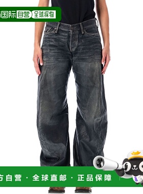 1h可退 潮奢 Acne Studios 艾克妮 女士 黑色 2006F Loose Fit 牛