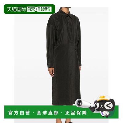 1小时内可退 潮奢 Lemaire 女士 扭曲连衣裙 DR1092LF1308真丝