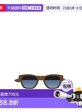 ALEXANDER MCQUEEN 男士眼镜 AM0530S003 CO 棕色 几何太阳镜