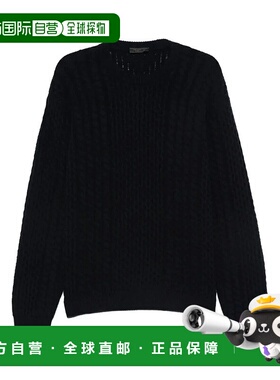 PRADA 男士衬衫 UMF131SOOO172U0008 AW2025 蓝色 Prada Cable-Kn