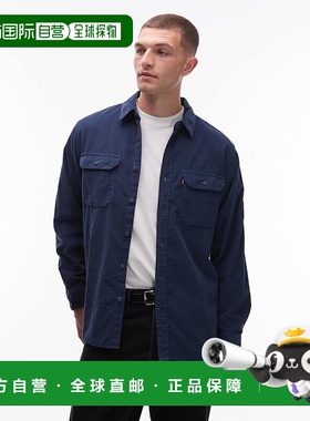 1h可退 潮奢 Levi'S 李维斯 男士 jackson worker 灯芯绒中长蓝色