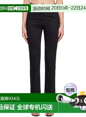 1h可退 潮奢 MaxMara 麦斯玛拉 女士 黑色 Okra 长裤 25111310726