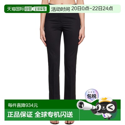 1h可退 潮奢 MaxMara 麦斯玛拉 女士 黑色 Okra 长裤 25111310726