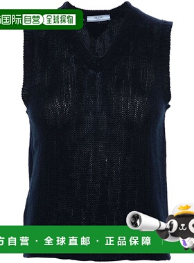 PRADA 女士针织衫 P29A9614KDF0008 SS2024 蓝色 Prada Cashmere