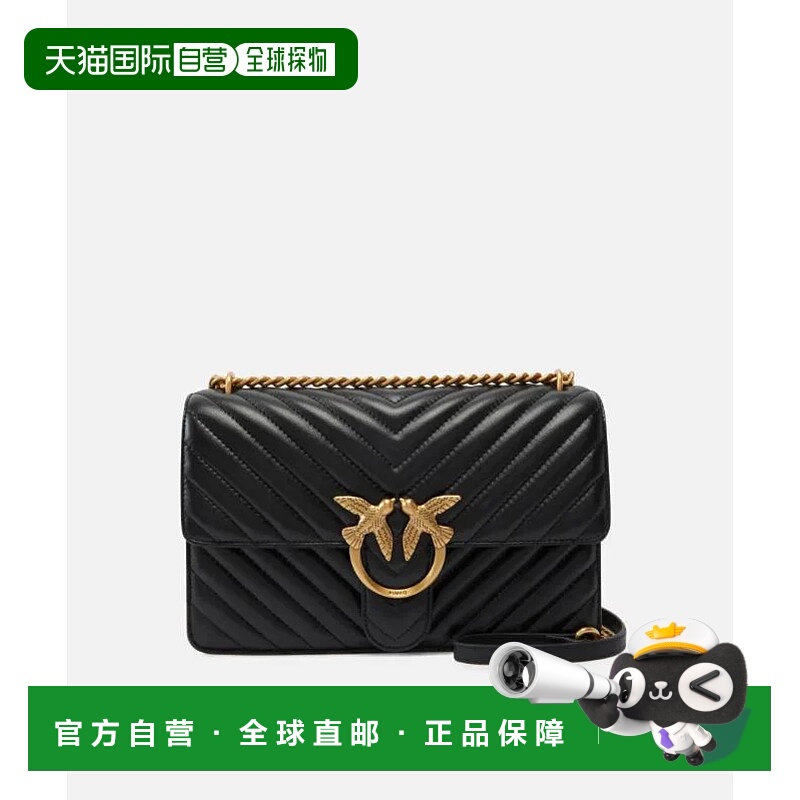 1h可退 PINKO 女士单肩包 100941A0GKZ99QNEROANGOLD AW2025