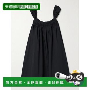 潮奢 褶皱棉混纺府绸迷你连衣裙 Staud Beau R25P212 女士 1h可退