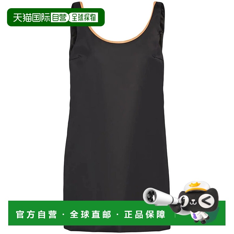 1h可退 PRADA 女士连衣裙 230709SOOO1WQ80002 SS2024 黑色普拉达