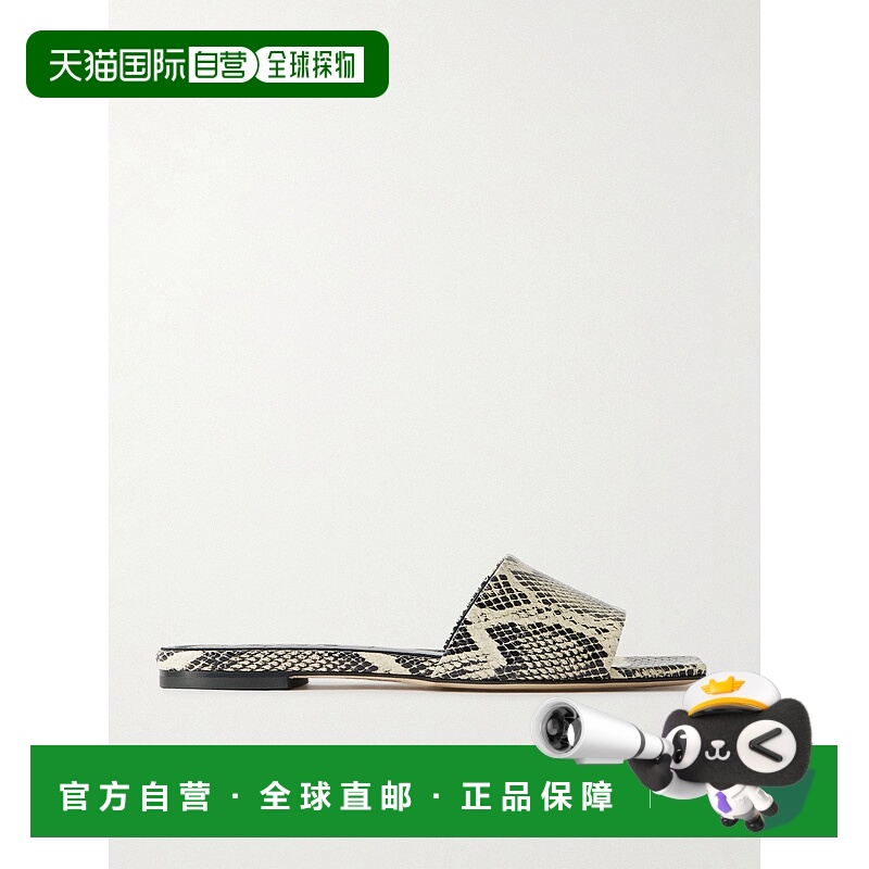 1h可退 潮奢 aeyde 女士 Anna 蛇皮质感凉拖 A11FSBRNS08FL6SS251