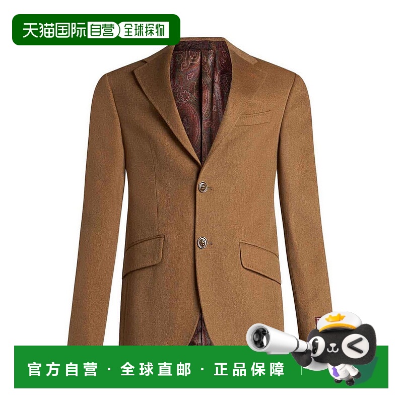 1h可退 ETRO 男士夹克 MRCA002899TU2H8M0289 AW2024 棕色羊绒
