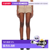 潮奢 短裤 Courreges 驼色 1h可退 Mini 女士 Interlock 124JSH03
