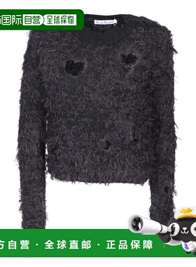 ACNE STUDIOS 女士针织毛衣 A60473BLACK AW2023 黑色