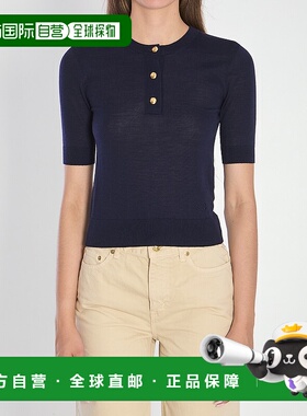 CELINE 女士衬衫 RY0CED06807MR AW2025 蓝色 短袖Polo衫