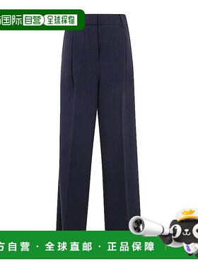 MICHAEL KORS 女士休闲裤 MS330H2ENX419 AW2024蓝色直筒裤