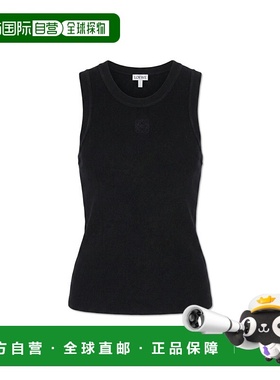 LOEWE 女士背心吊带 S359Y55K510BLACK SS2026 黑色 Top with emb
