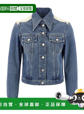 1h可退 潮奢 Givenchy 纪梵希 女士 蓝色 Yoke 牛仔夹克 BW00QX5Z