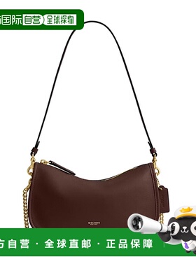 COACH 女士斜挎包 CCC36B4MPL AW2025 棕色 WAVERLY 拉链单肩包