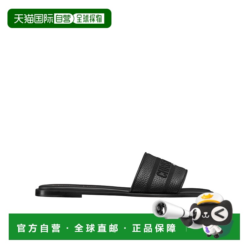 1h可退 DIOR 女士拖鞋 KCO426CEYS900 AW2025 黑色
