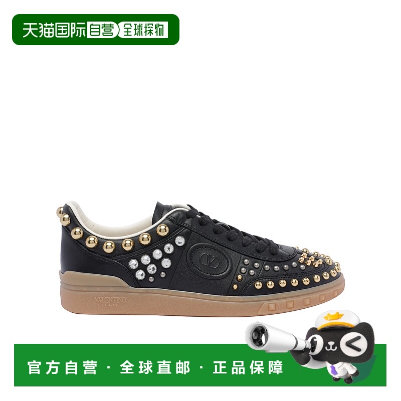 1h可退 VALENTINO 男士休闲鞋 S0H77HWQBJ2 SS2025 黑色 系带运动