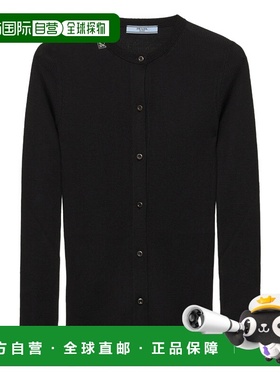 PRADA 女士针织衫 P25O0618PXF0002 SS2026 黑色 SUPERFINE WOOL