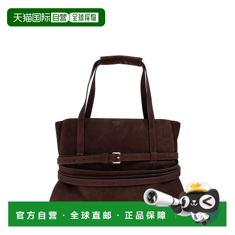 1h可退 潮奢 Moschino 莫斯奇诺 女士 Tie Me 標誌壓花手提包 MC4