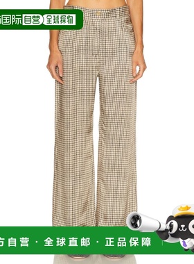 1h可退 潮奢 Acne Studios 艾克妮 女士 Poltana Fluid 格纹裤子