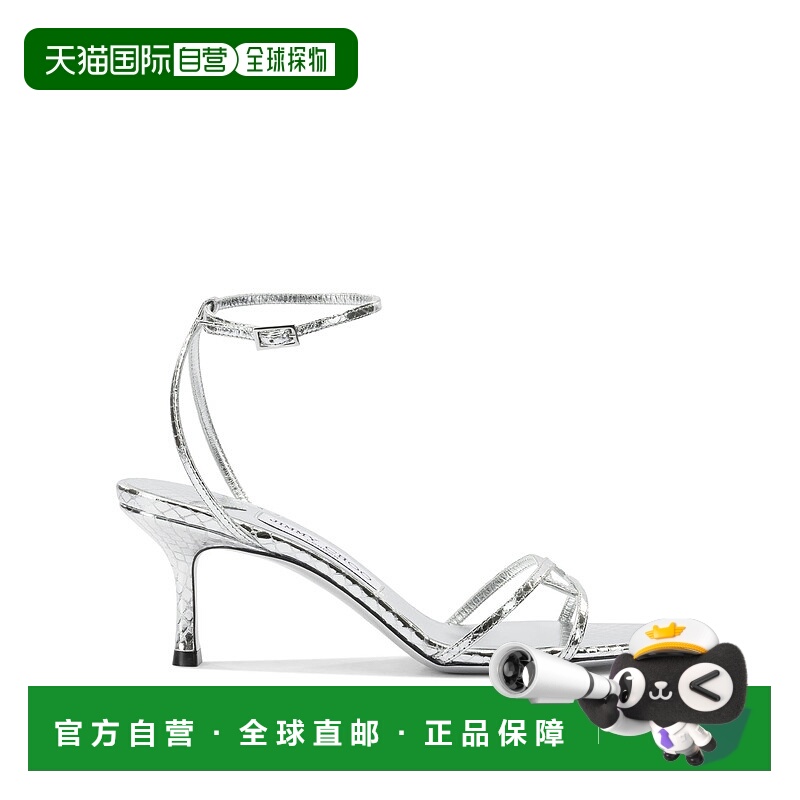 1h可退 JIMMY CHOO 女士凉鞋 1998LEO100WAPSILVER SS2026