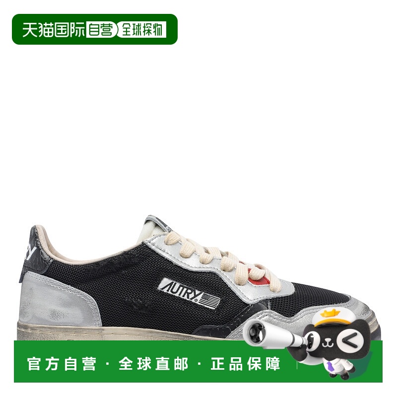 AUTRY 男士运动鞋 AVLMMS14 AW2025 黑色 Medalist 低帮复古运动