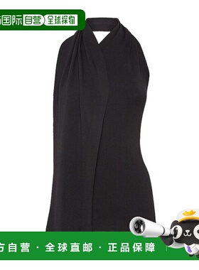 FENDI 女士衬衫 FZXB37ARV4F0GME CO 黑色 挂脖露背背心