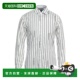 潮奢 舒适时尚 versace 男士 1h可退 white白色 范思哲 条纹衬衫