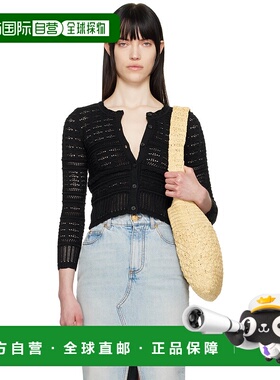 1h可退 潮奢 ISABEL MARANT 女士 黑色 Ajaline 开衫 25PCA0105FA