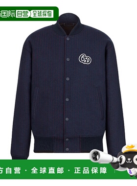 DIOR 男士夹克 213J431A0738C583 SS2023 黑色 Atelier棒球外套