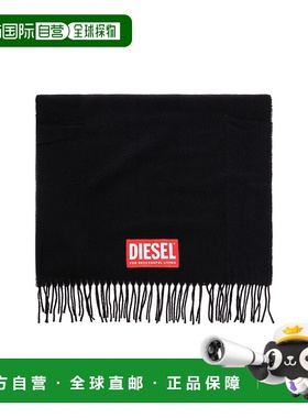 DIESEL 男士围巾 SIMONA175640AKBL900 AW2025 黑色